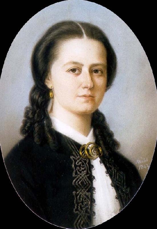 unknow artist Portrait of professorskan Laura Netzel,fodd von Pistolekors oil painting image